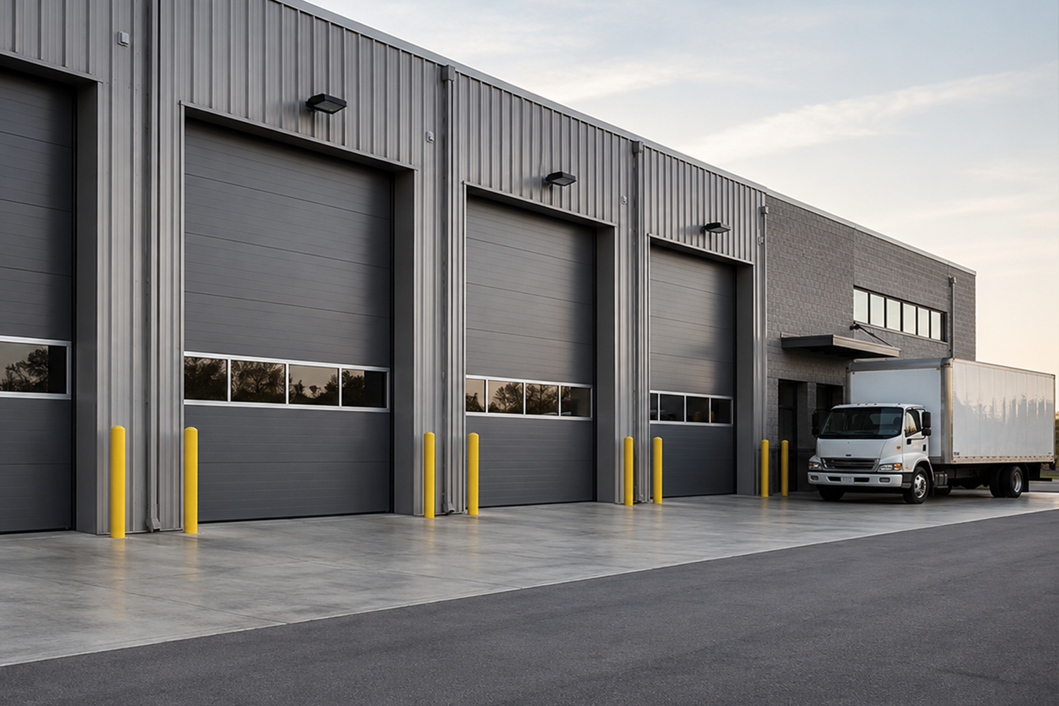 Commercial garage door repair service