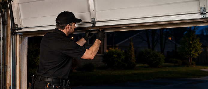 Garage door stuck closed repair service