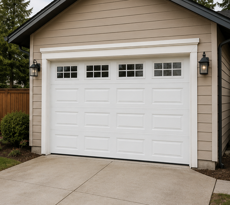 garage door after repairing