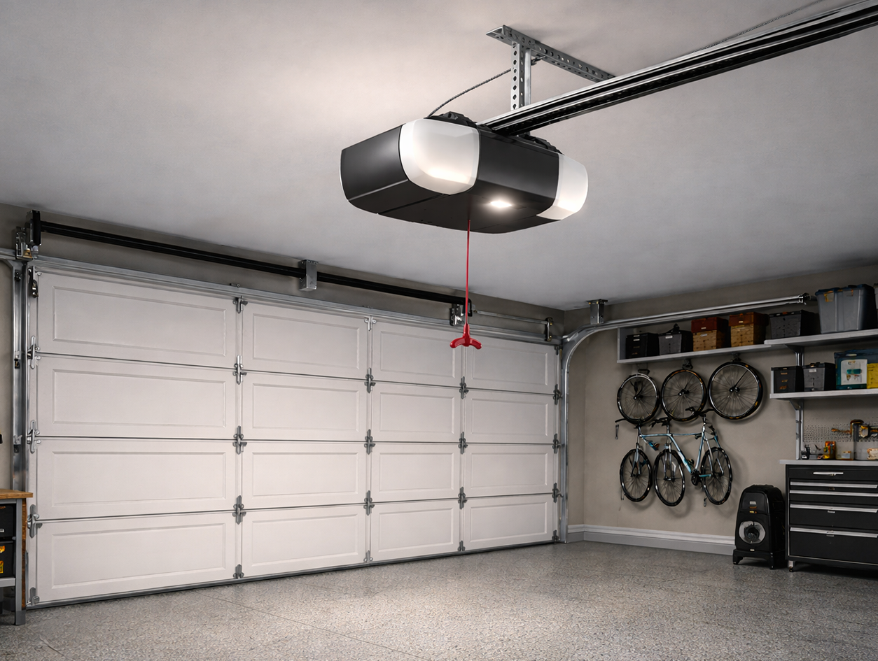 Chain-drive garage door opener repair