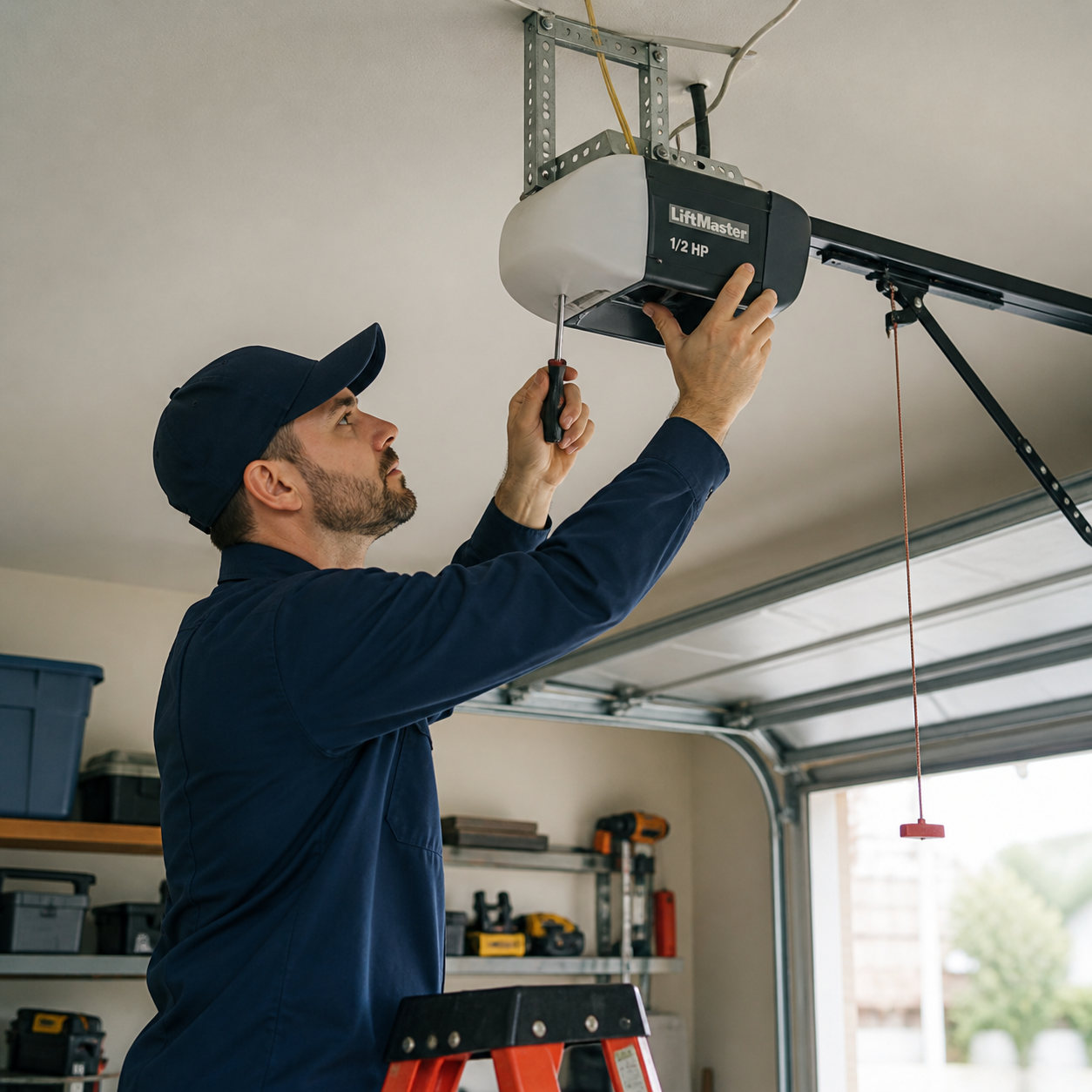 Expert garage door opener service in Evansville IN