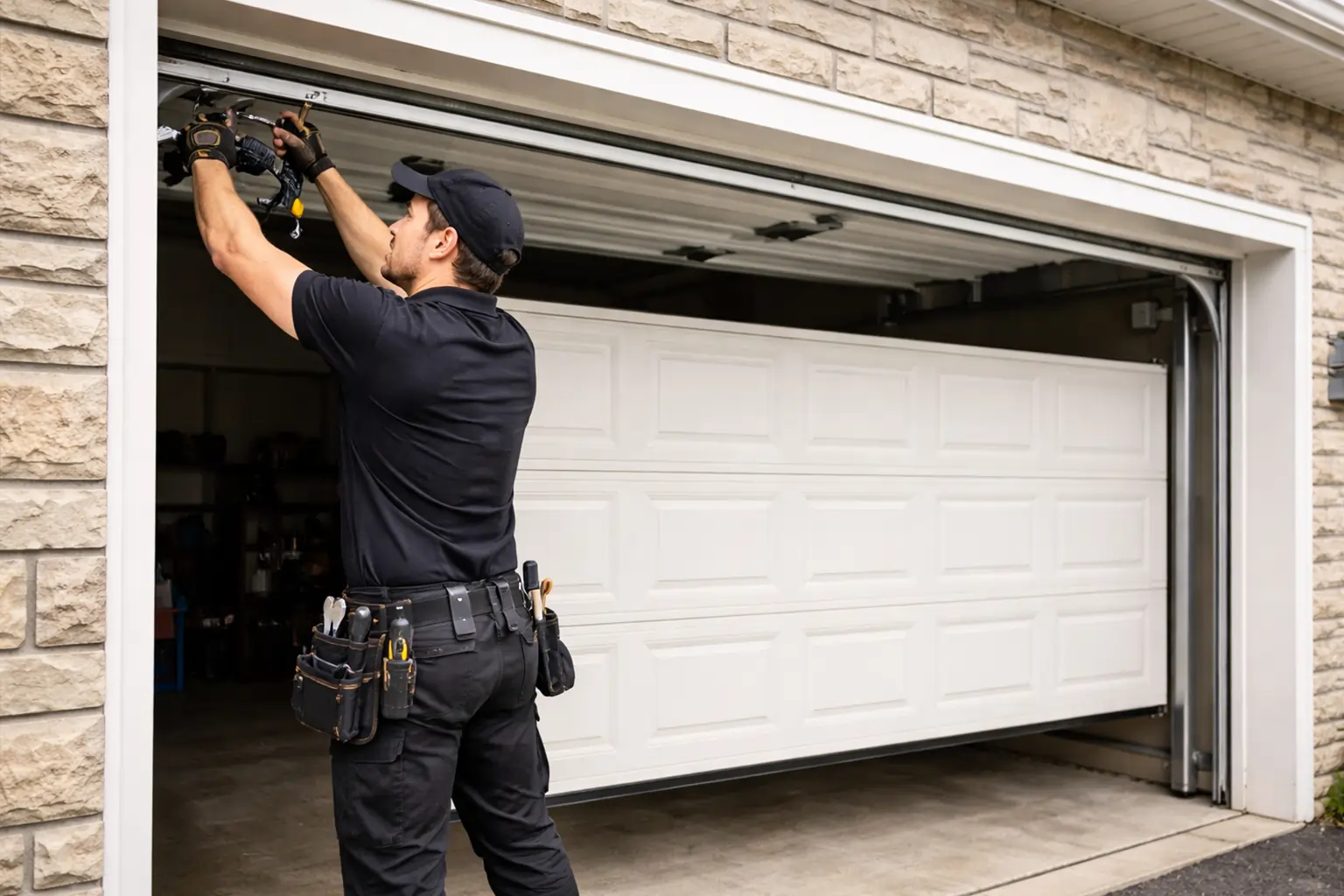 Garage door parts replacement in Evansville IN